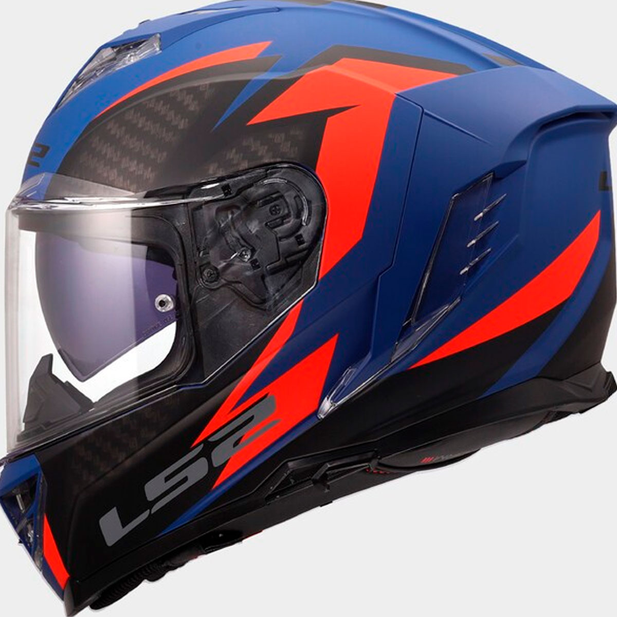 Casco LS2 STORM  III DYNAMO Azul Rojo Talla L