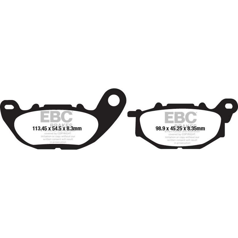 Pastiglie Freno EBC FA187 Per Honda CB 900 Hornet Anteriore