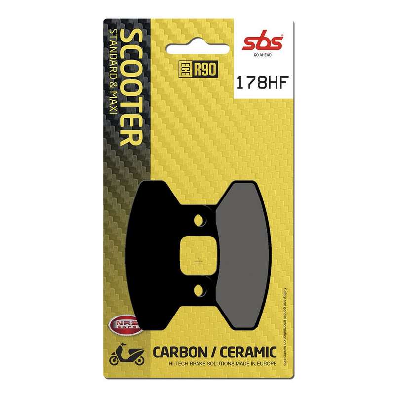 pastillas de freno sbs ceramicas scooter 178hf