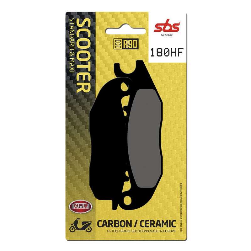 pastillas de freno sbs ceramicas scooter 180hf