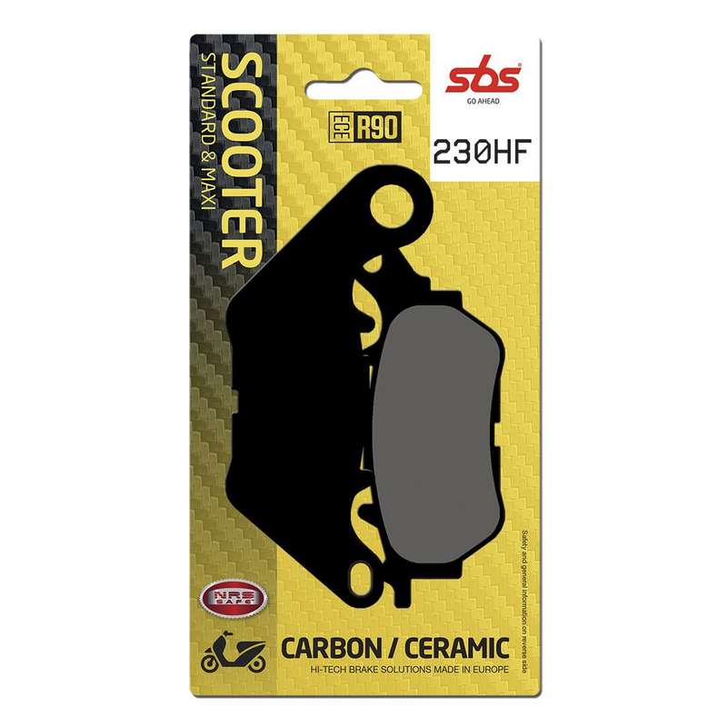 pastillas de freno sbs ceramicas scooter 230hf