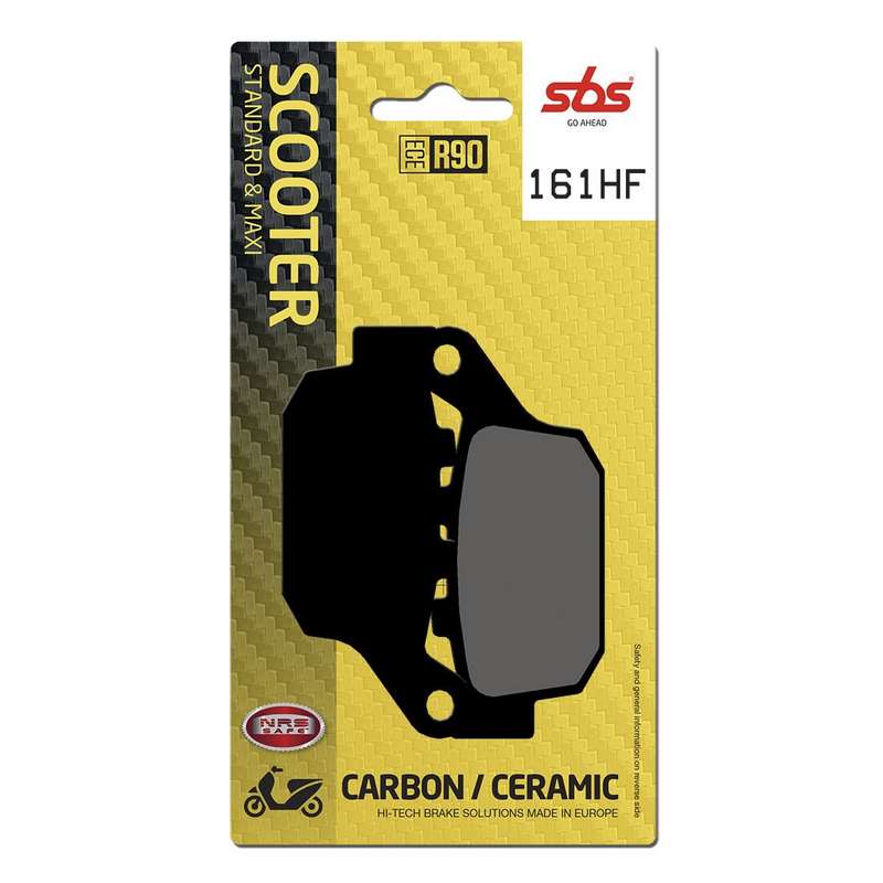 pastillas de freno sbs ceramicas scooter 161hf