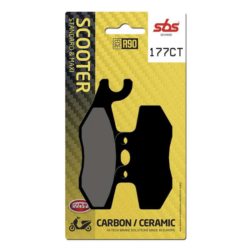 pastillas de freno sbs carbono scooter 177ct
