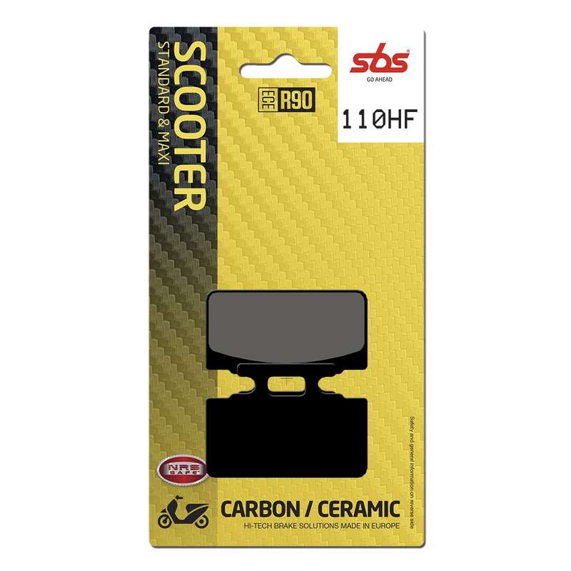 pastillas de freno sbs ceramicas scooter 110hf