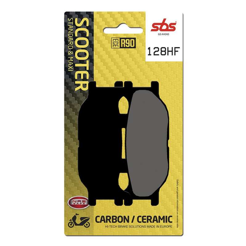 pastillas de freno sbs ceramicas scooter 128hf