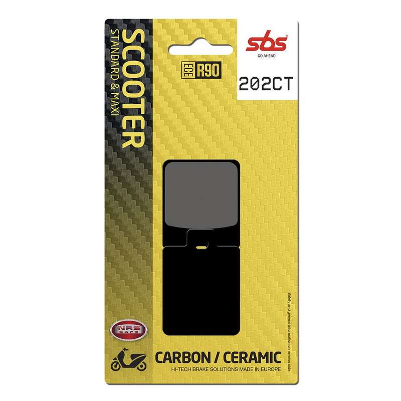 pastillas de freno sbs carbono scooter 202ct