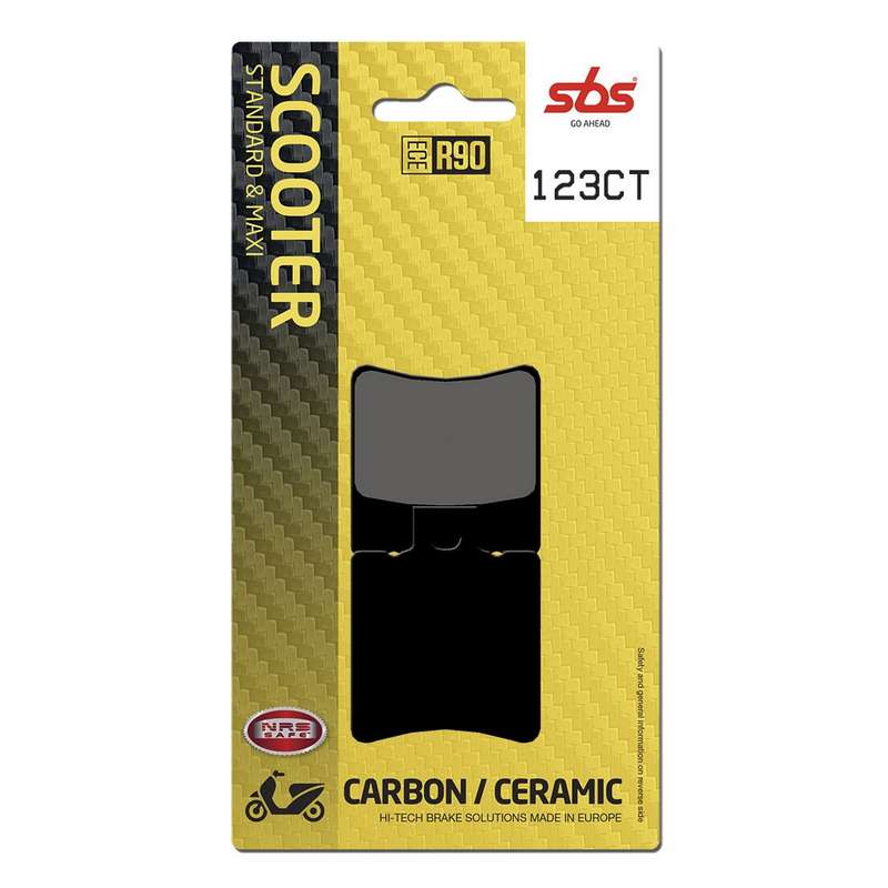 pastillas de freno sbs carbono scooter 123ct