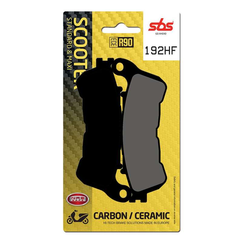 pastillas de freno sbs ceramicas scooter 192hf