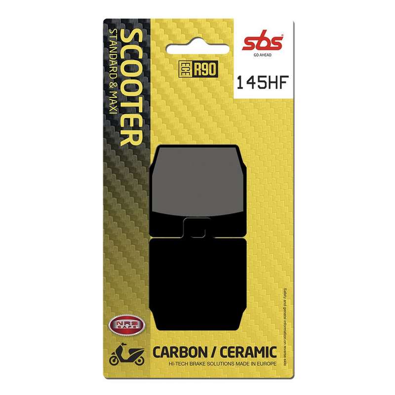 pastillas de freno sbs ceramicas scooter 145hf