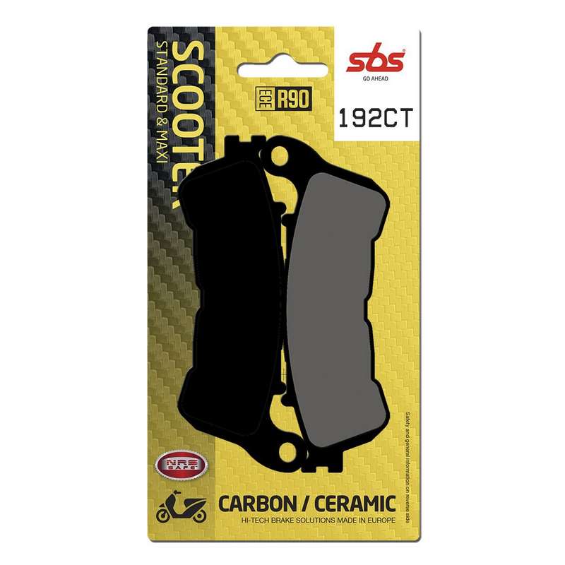pastillas de freno sbs carbono scooter 192ct