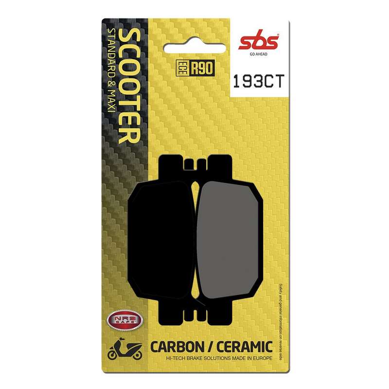 pastillas de freno sbs carbono scooter 193ct