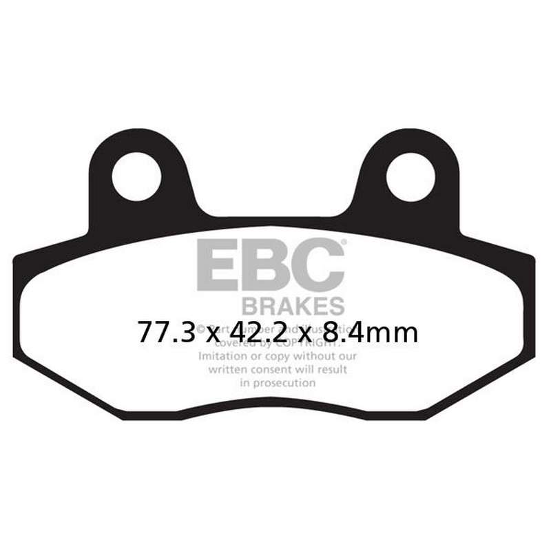pastilla de freno ebc sinterizada hh fa086-2hh