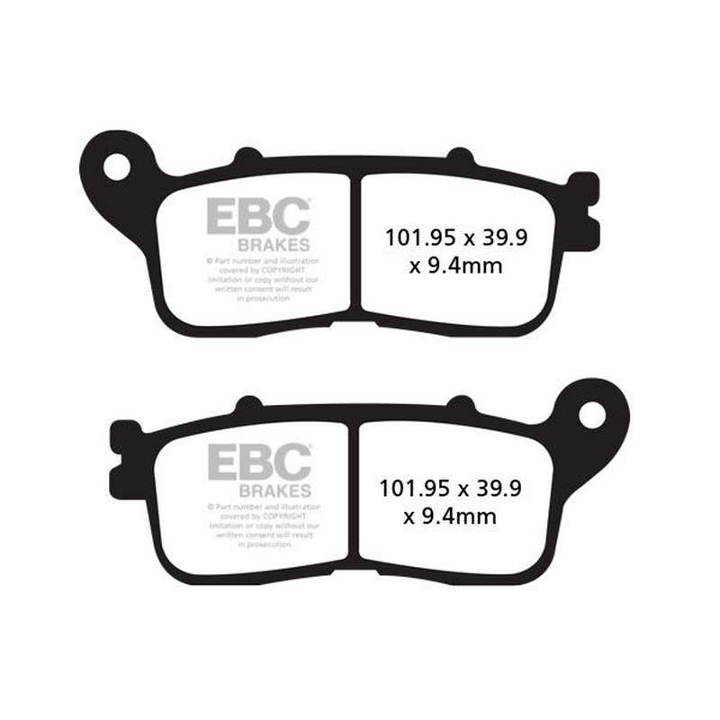 pastilla de freno ebc sinterizada hh fa636hh