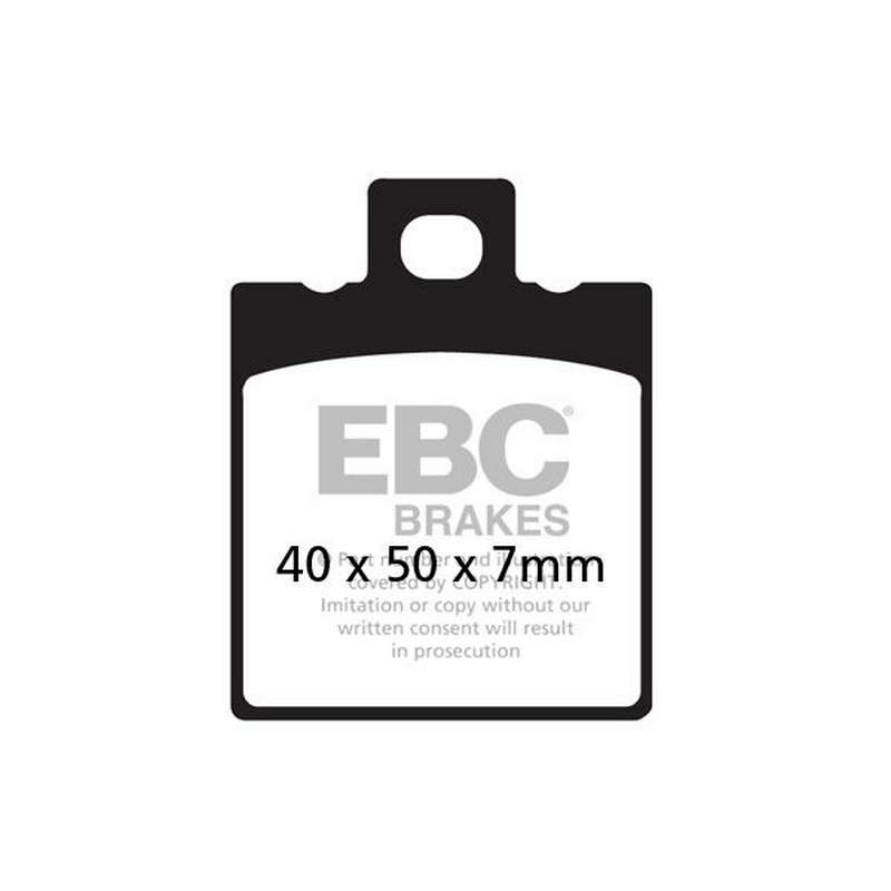 pastilla de freno ebc sinterizada scooter hh sfa047hh