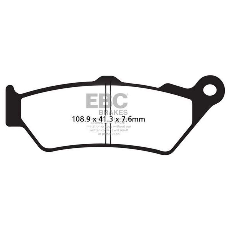 pastilla de freno ebc sinterizada scooter hh sfa209-2hh