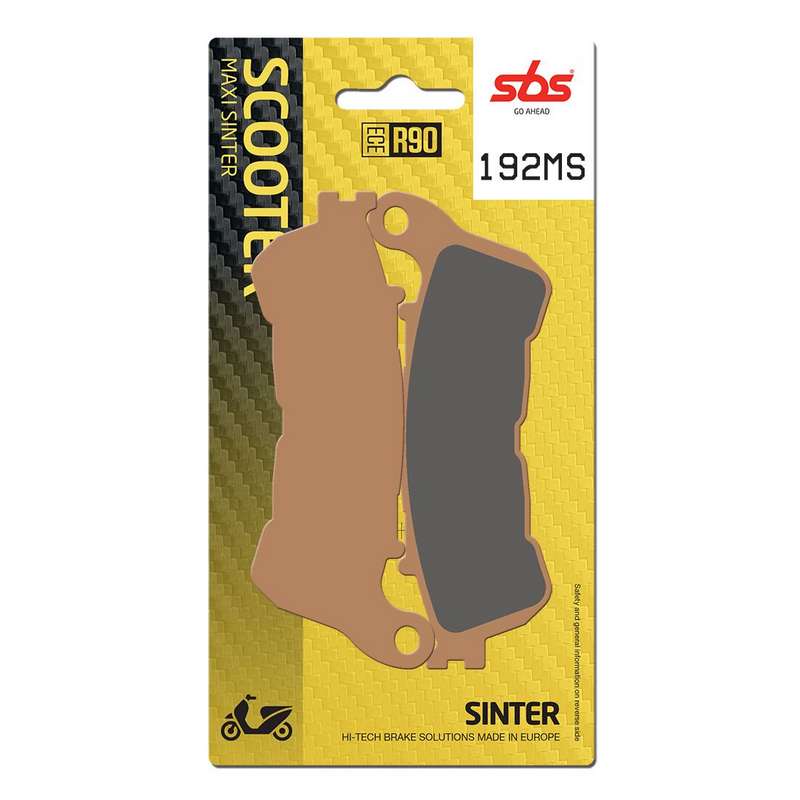 pastillas de freno sbs sinterizadas scooter 192ms