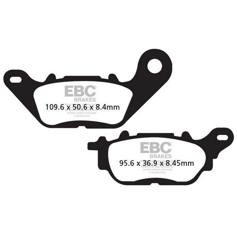 pastilla de freno ebc organica fa464