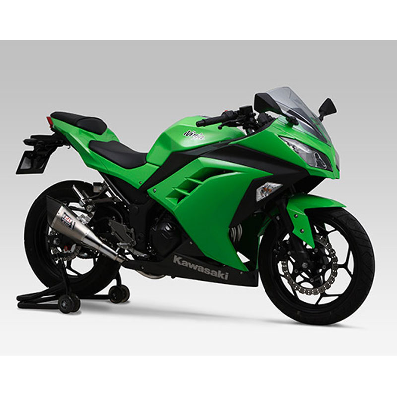 Escape completo acero Yoshimura R11 Kawasaki Ninja 300 una salida Nilmoto