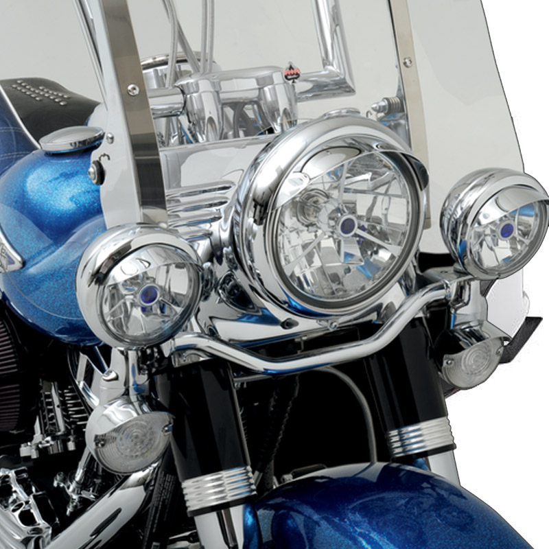Par de Faros Adicional Homologado, moto custom y Harley Davidson