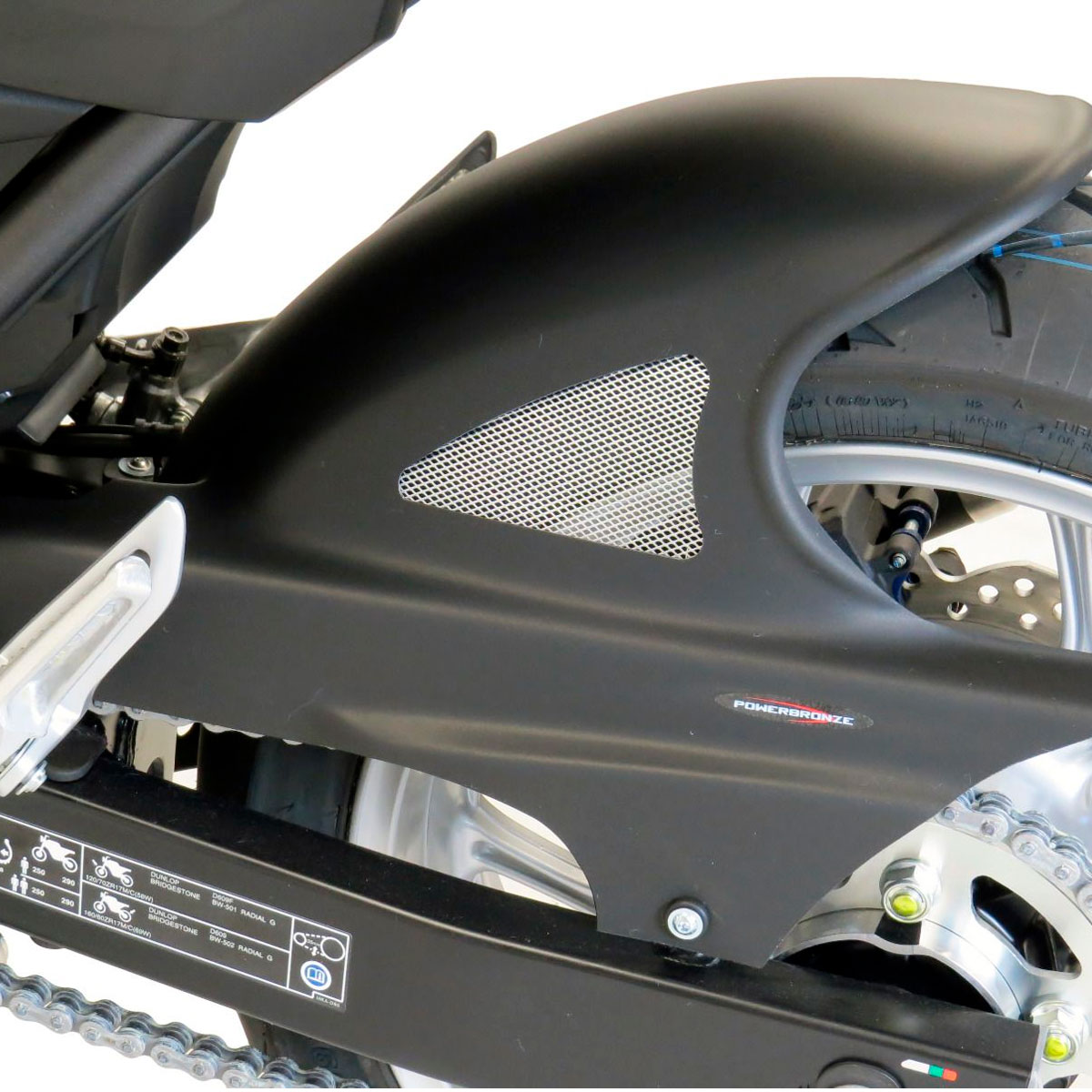 Guardabarros trasero con rejilla Powerbronze Honda NC750X 21+