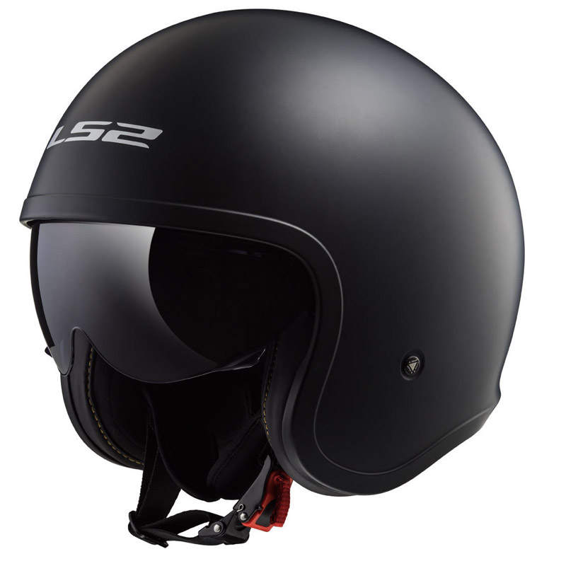 casco ls2 negro mate