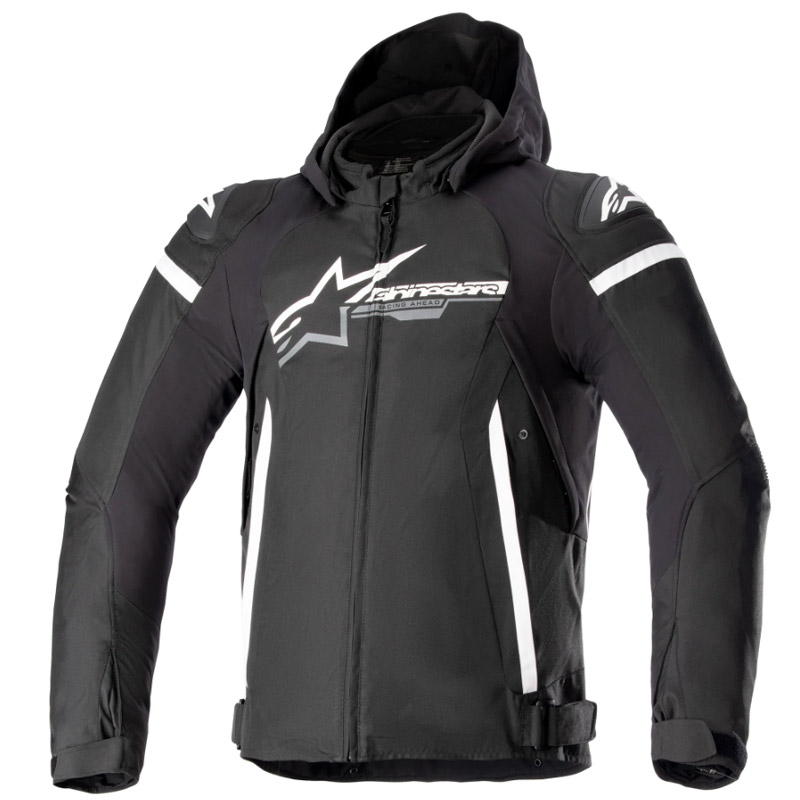 Chaqueta Alpinestars Zaca impermeable negro-blanco 3-Talla L
