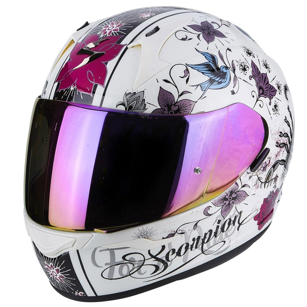 Detalles de Scorpion EXO 390 Chica Casco de Moto Integral Touring Mate Negro Rosa Detalles de Scorpion EXO 390 Chica Casco de Moto Integral Touring Mate Negro Rosa