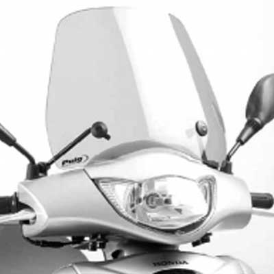 4045H Windschild PUIG Trafic Smoke Kompatibel Für Honda SH 1 Sh 300i 1