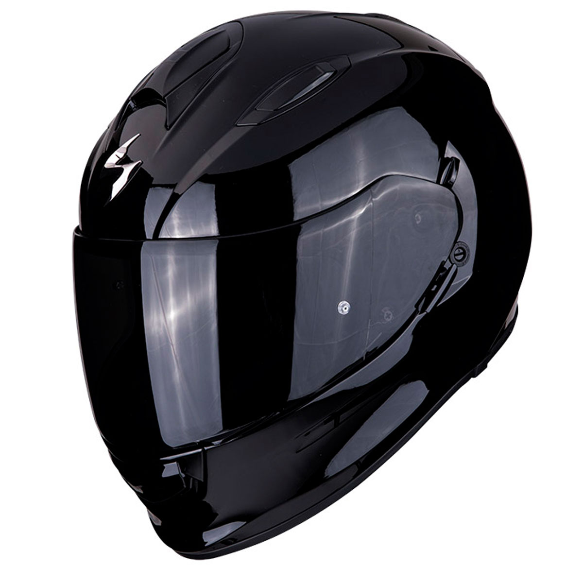 Casco moto Scorpion EXO-491 SOLID Negro Brillo