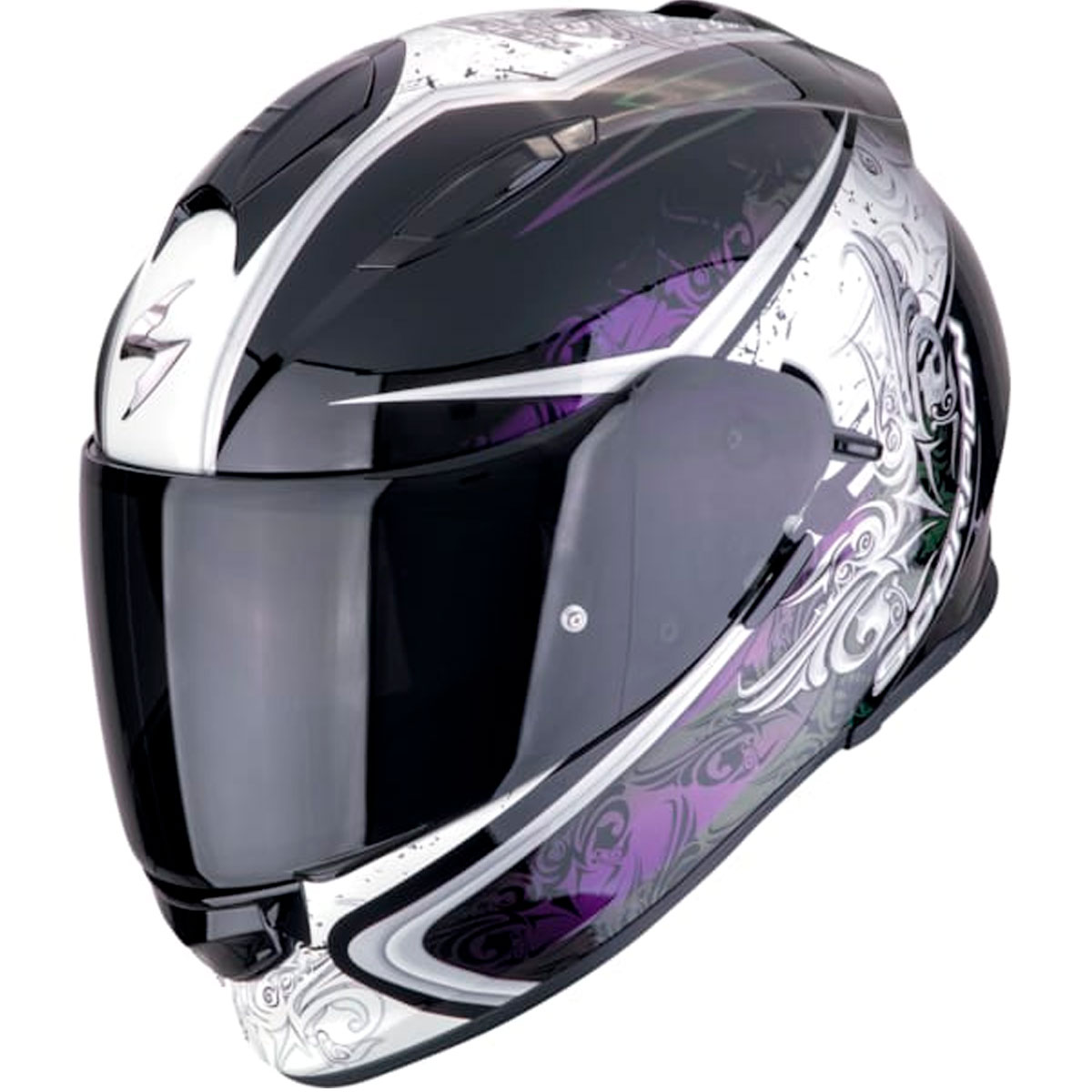 Casco moto Scorpion EXO-491 RUN Negro Camaleon