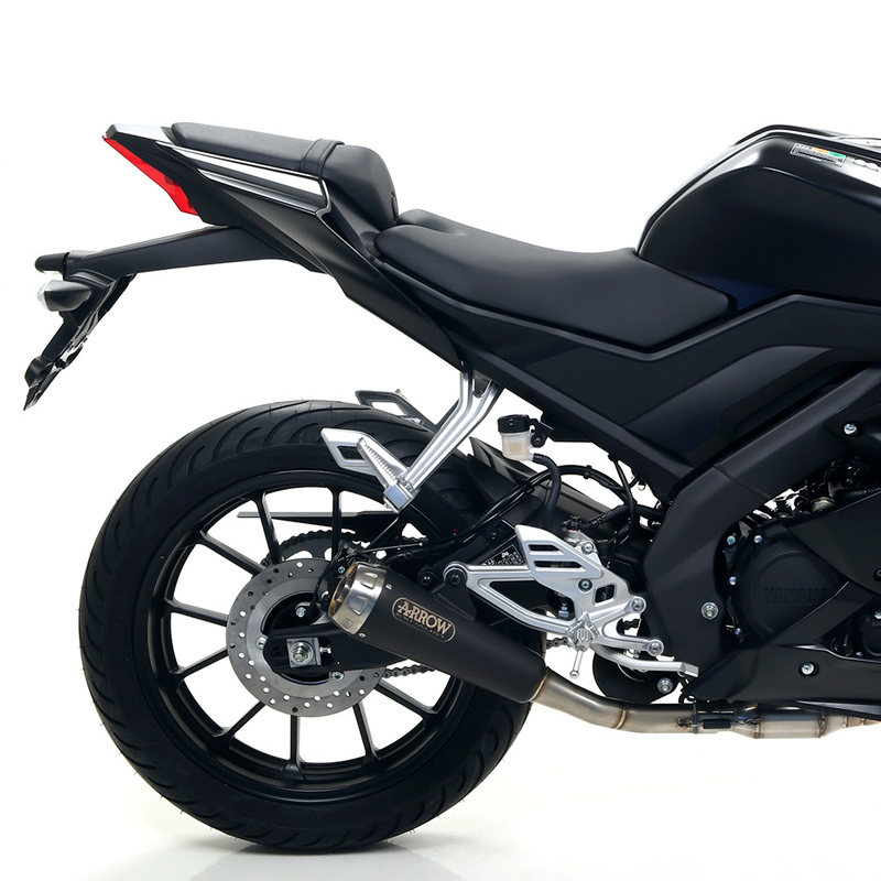 ARROW Marmitta Pro-Race Nichrom Dark Omologata Per Yamaha YZF R3 (15-18) E MT-03 (16-17) - Ricambio Originale - 5