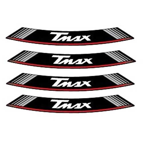 Adhesivo para llantas tiras en arco especiales en Yamaha T-Max