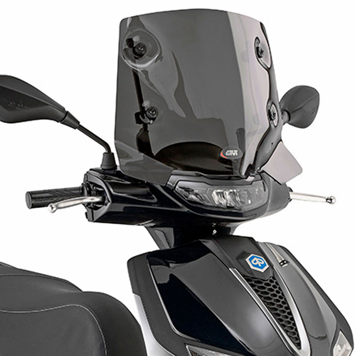 Parabrisas ahumado Givi moto PIAGGIO Liberty 50-125-150 25+