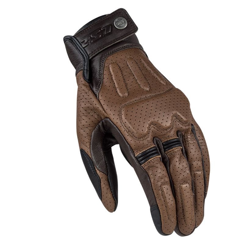 Rítmico Personas con discapacidad auditiva Artístico Guantes moto Rust LS2 negro-marron | Nilmoto