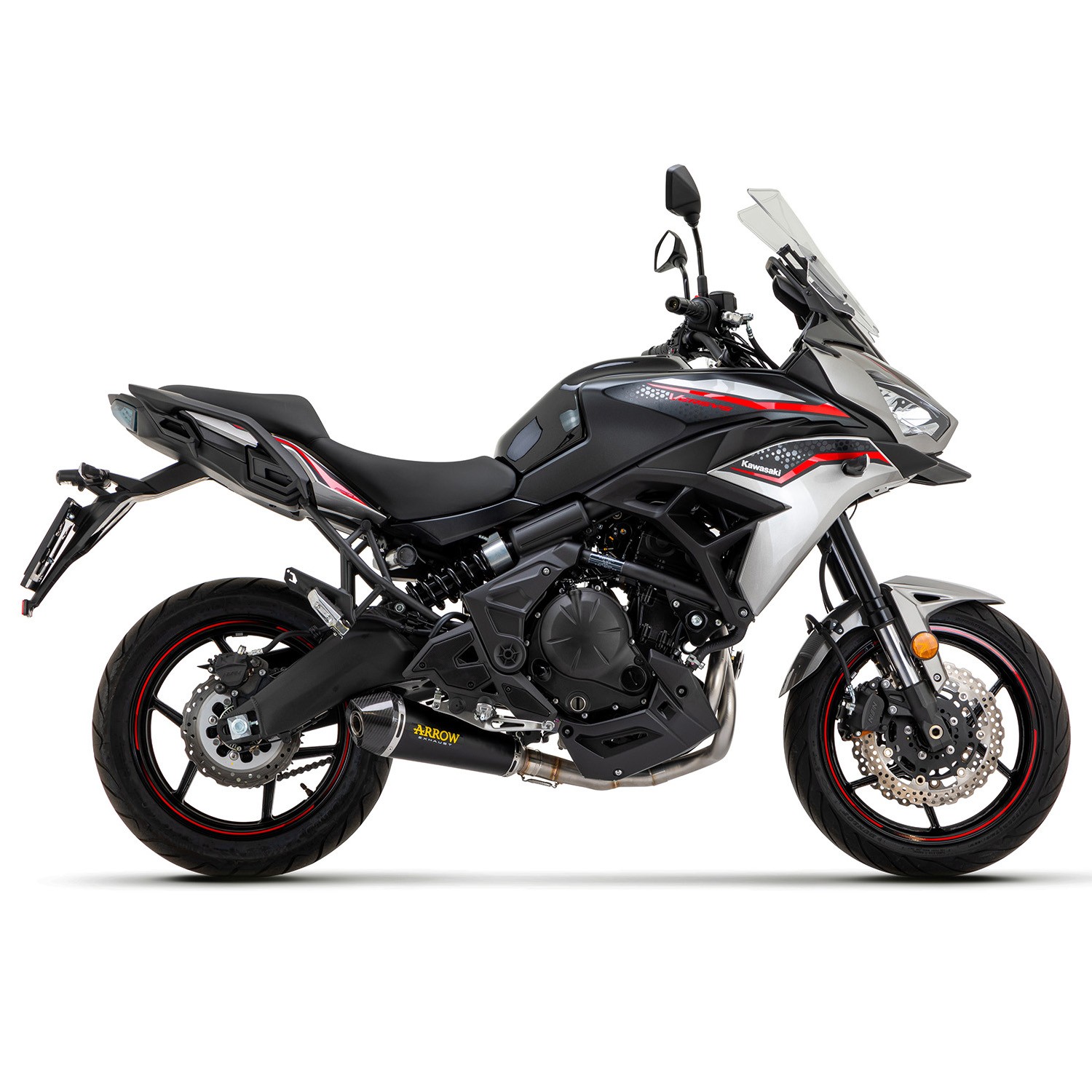 Escape negro XKone Arrow Kawasaki Z650-ninja-versys 17-OC