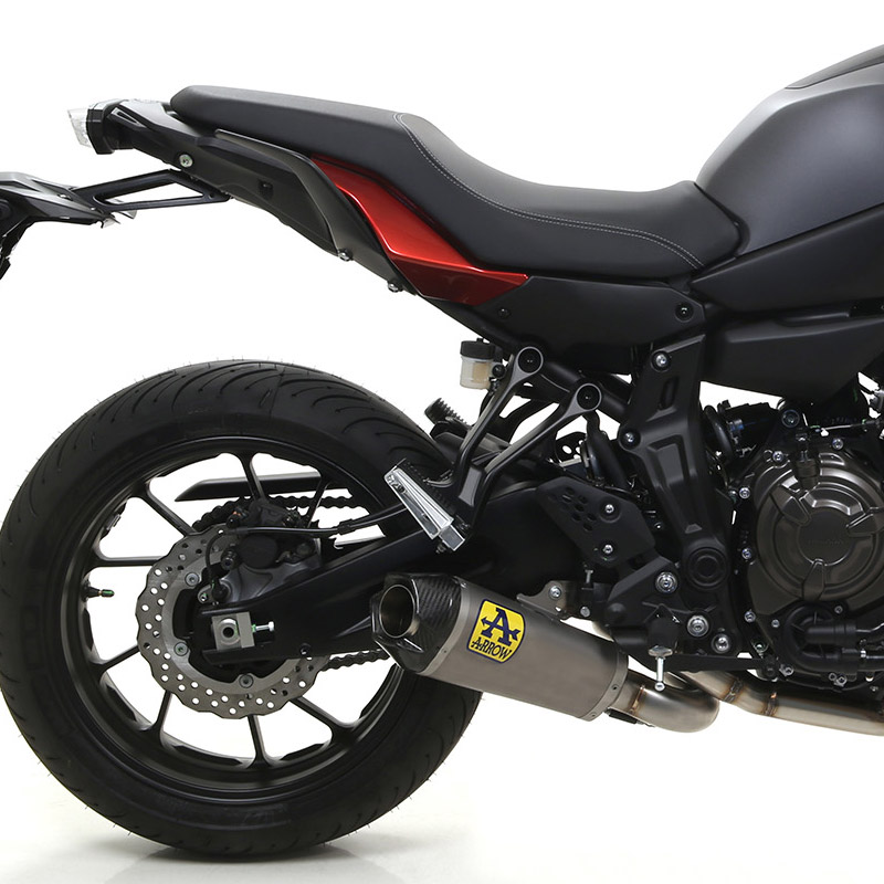 Escape Works titanio Yamaha MT07 21-24 Tracer 700 20-24 OC