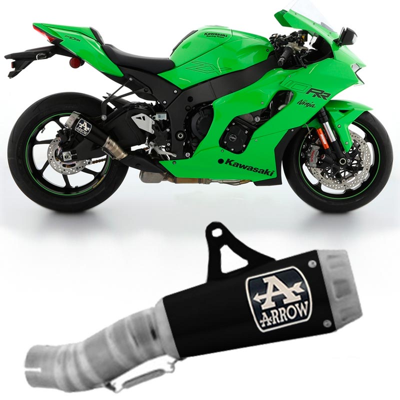 Escape Arrow negro Pro-Race KAWASAKI ZX-10R 21-24