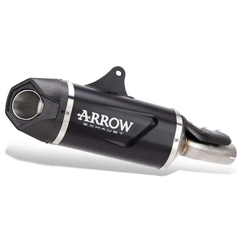 Escape Indy Race Evo Aluminio negro Honda CB750 23-