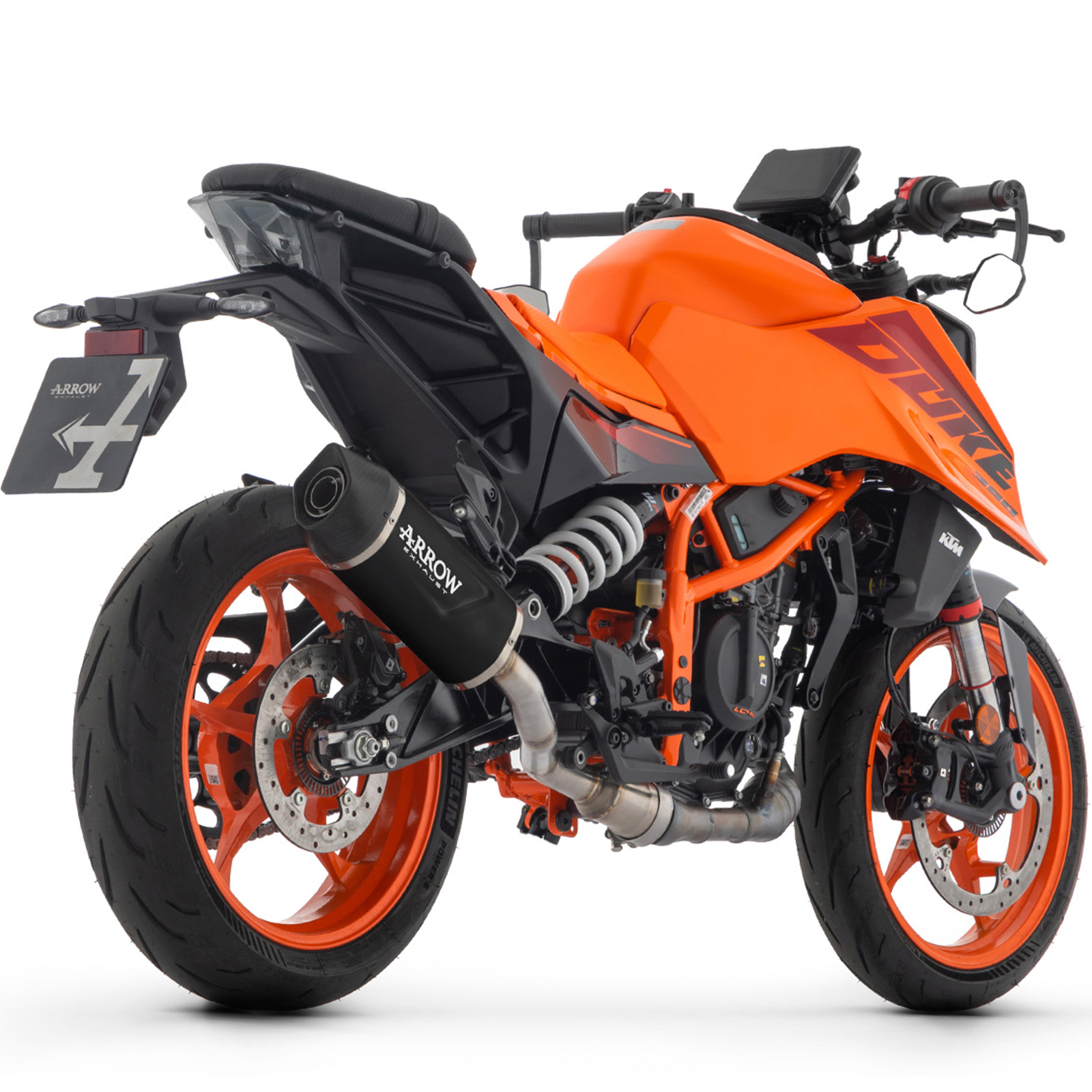 Escape Arrow Indy Race Evo negro KTM Duke 125-390 24+