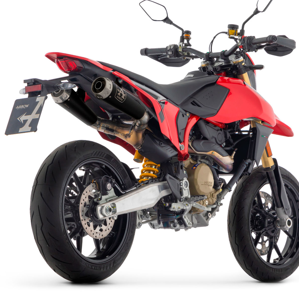 Silenciosos Arrow Nichrom Pro Race Negro Ducati 698 24+