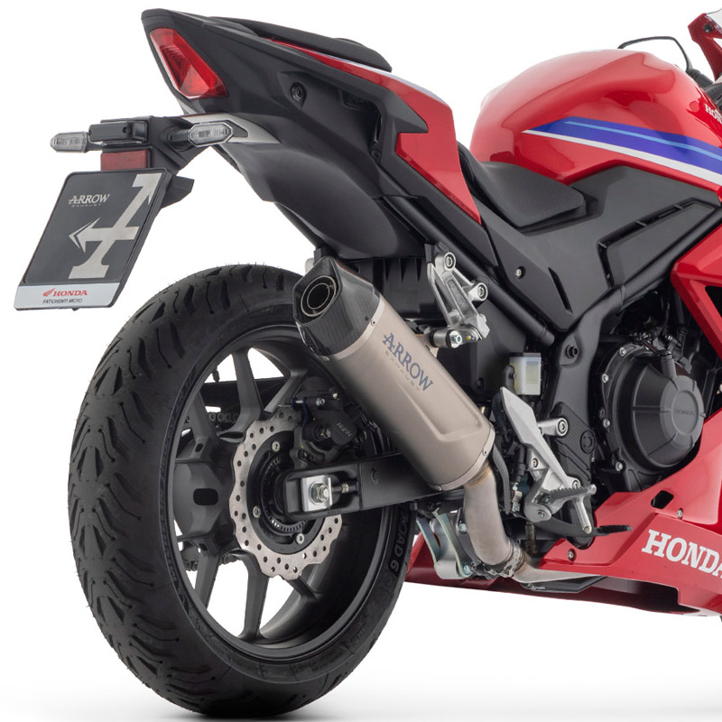 Escape titanio Arrow Honda CBR500R 24-