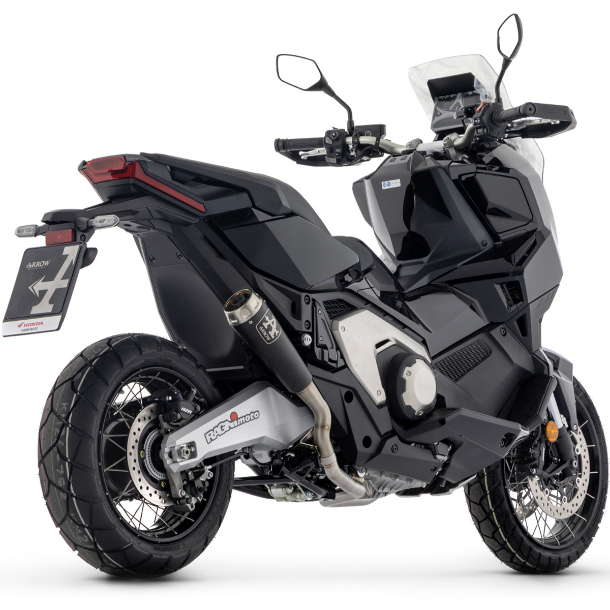 Escape acero negro Arrow Pro Race Honda XADV 750 21+