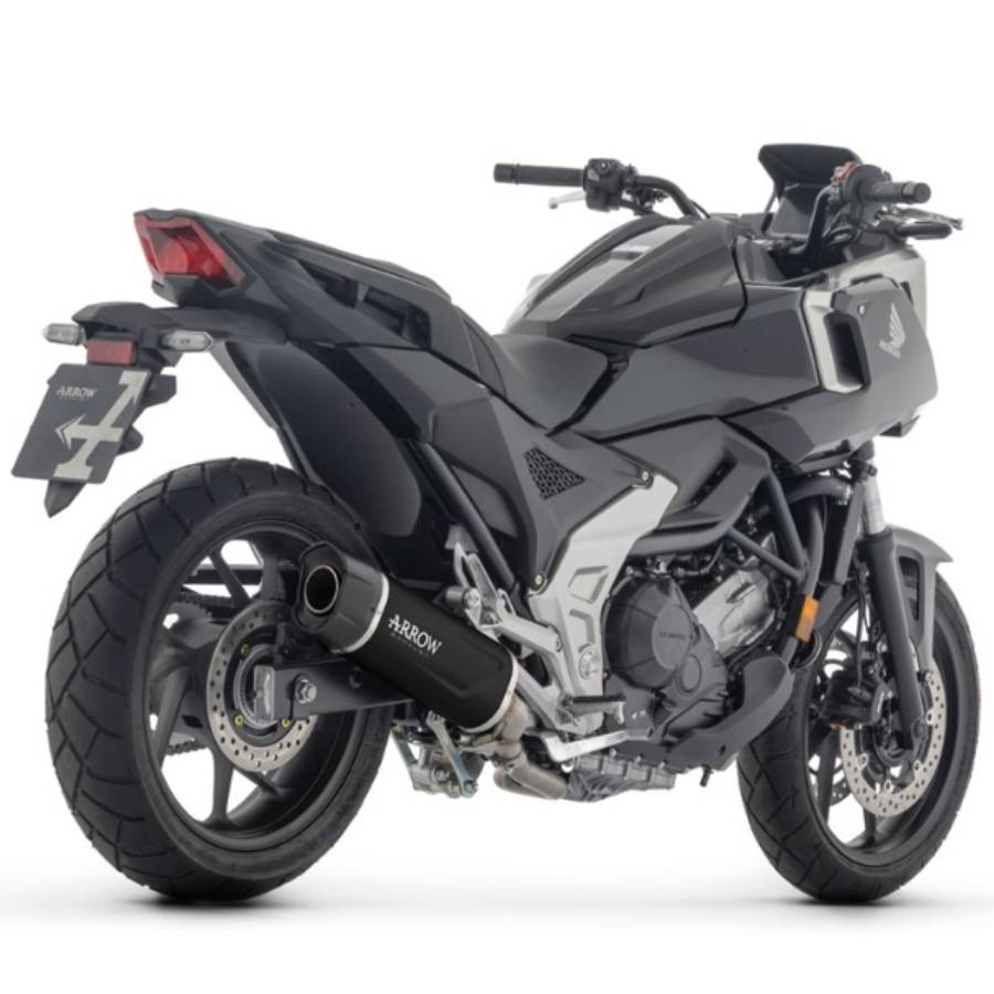 Escape Indy Race Evo negro Arrow Honda NC750X 25-