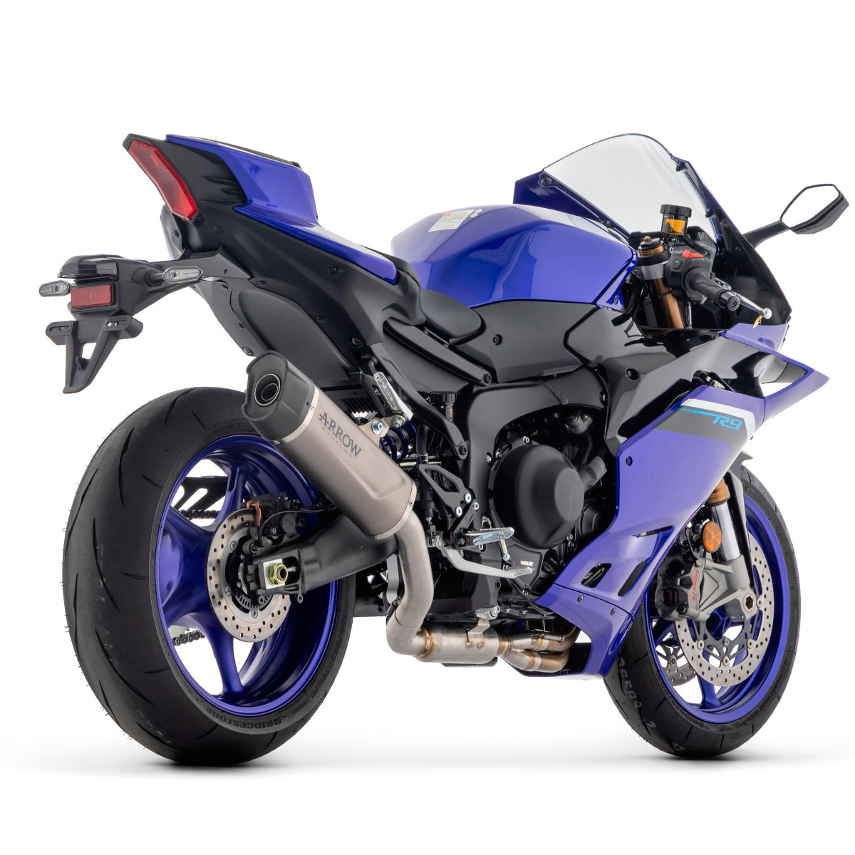 Sistema de escape completo Titanio Yamaha R9 2025-