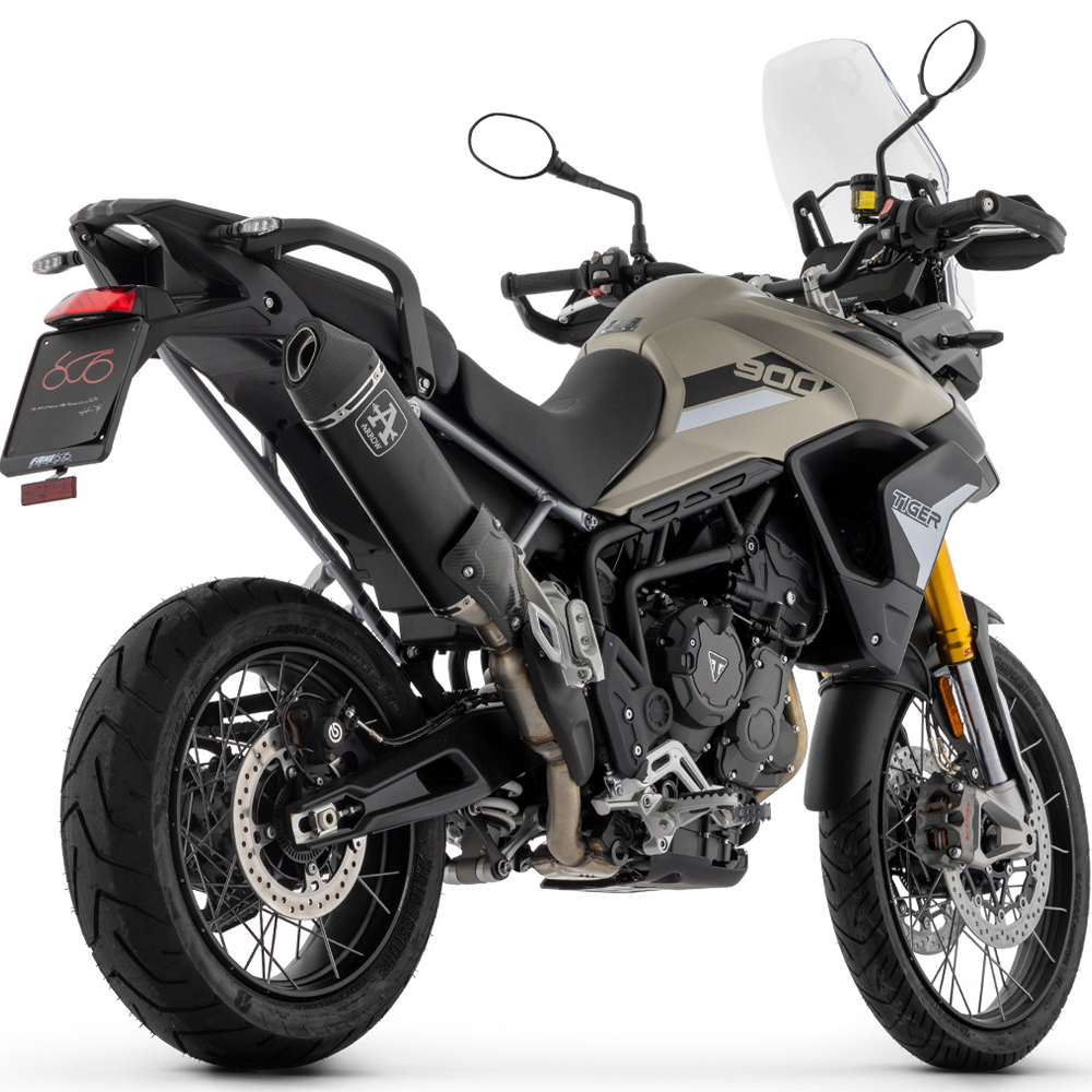 Escape Veloce Negro Triumph Tiger 850-900 20-