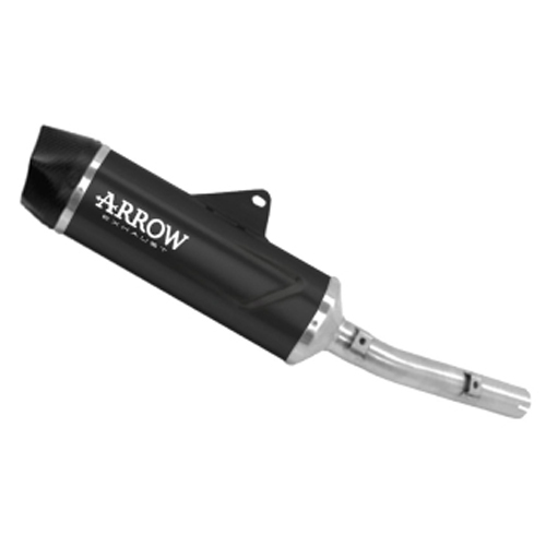 Escape Indy Race EVO aluminio negro para yamaha tenere 700 19+
