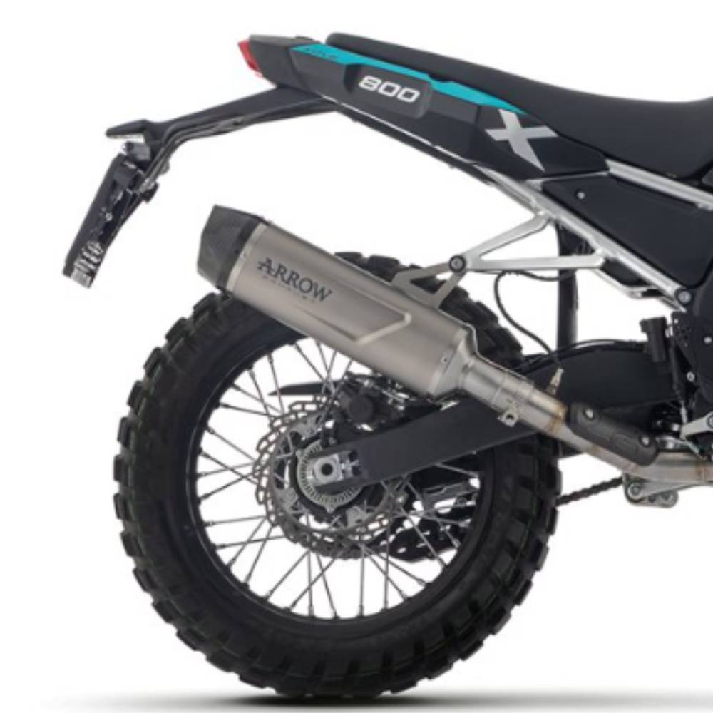 Escape titanio Arrow Indy Race Kove 800X Pro-Rally 24- tapa carbono