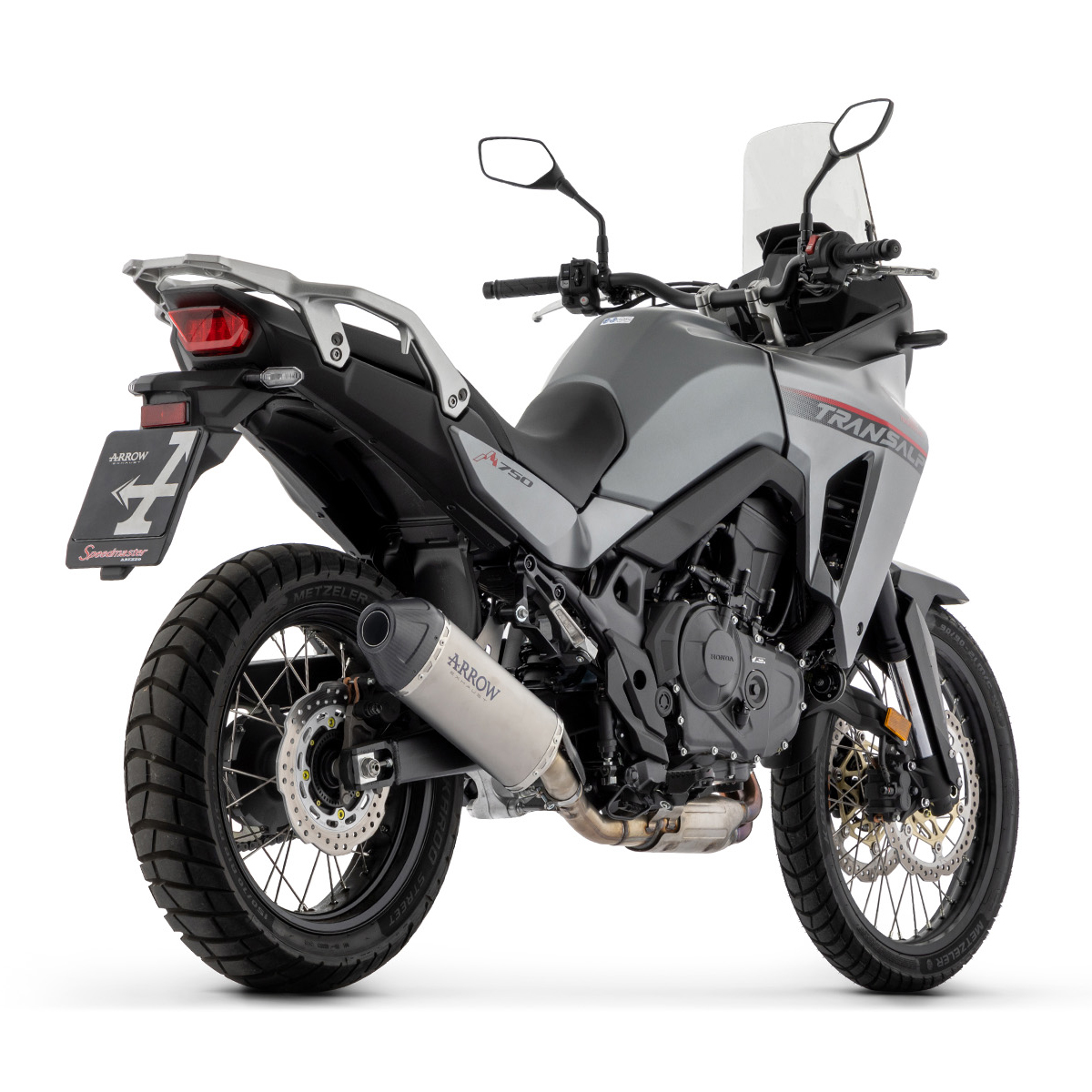 Escape Explorer de titanio Arrow para Honda XL 750 Transalp 23+