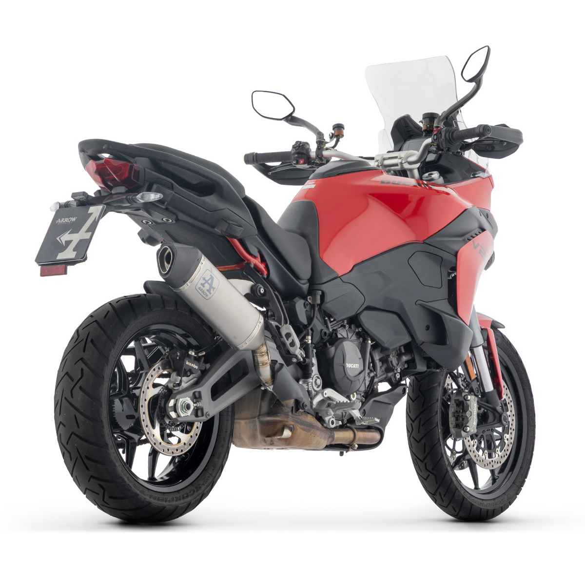 Escape Veloce titanio Arrow para Ducati Multistrada V2 / V2S 25+