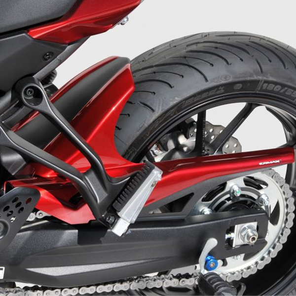 Guardabarros Trasero Ermax Yamaha MT07 Tracer 2016- Negro y Rojo